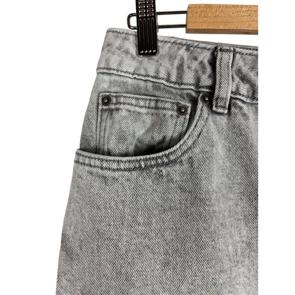 Western Street Grunge ASOS Design Grey Distressed Denim Maxi Skirt, Women's 8 - Picture 4 of 11